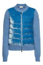 Moncler Moncler Cardigan With Wool, Cashmere And Silk