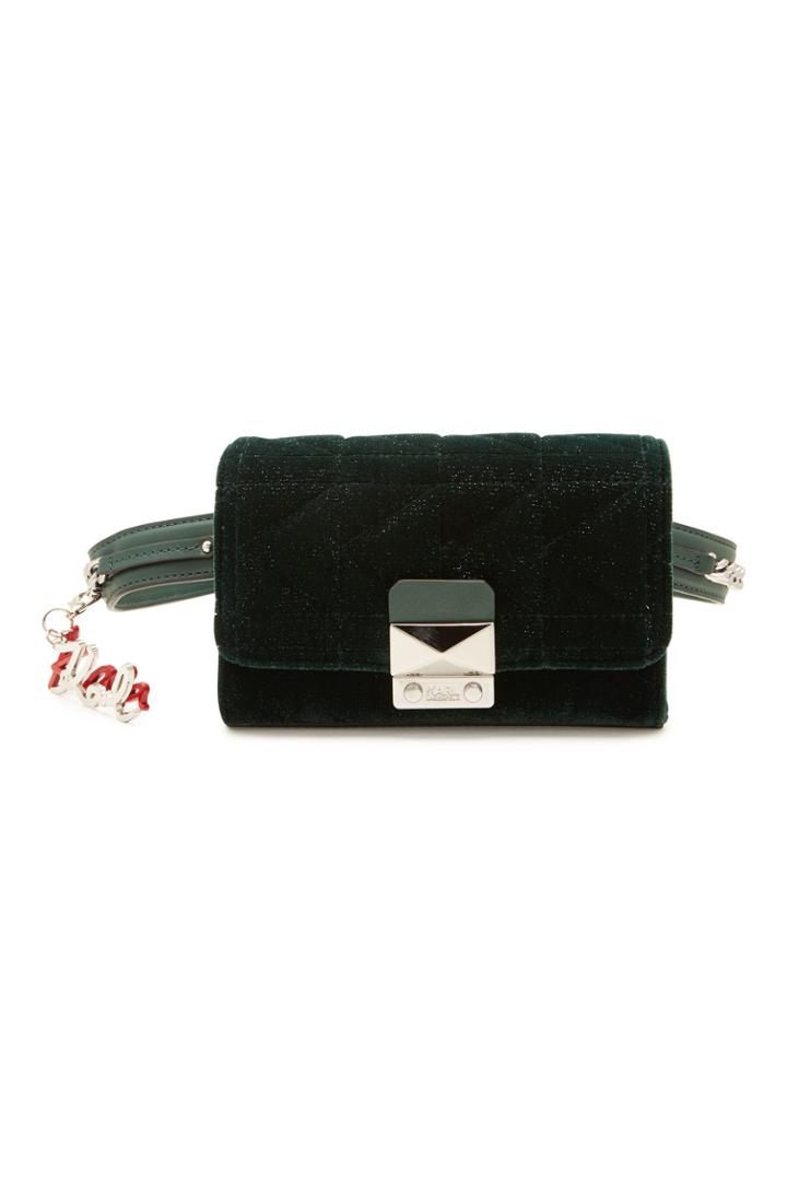 Karl X Kaia Gerber Karl X Kaia Gerber Karl X Kaia Velvet Belt Bag