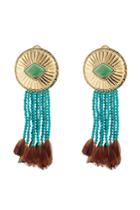 Aurélie Bidermann Aurélie Bidermann Navajo Earrings With Turquoise And Pheasant Feathers