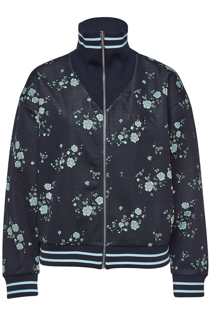 Kenzo Kenzo Printed Bomber Jacket With Embroidery