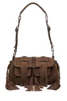 Barbara Bui Barbara Bui Fringed Suede Shoulder Bag - Brown