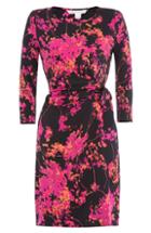 Diane Von Furstenberg Printed Silk Jersey Dress