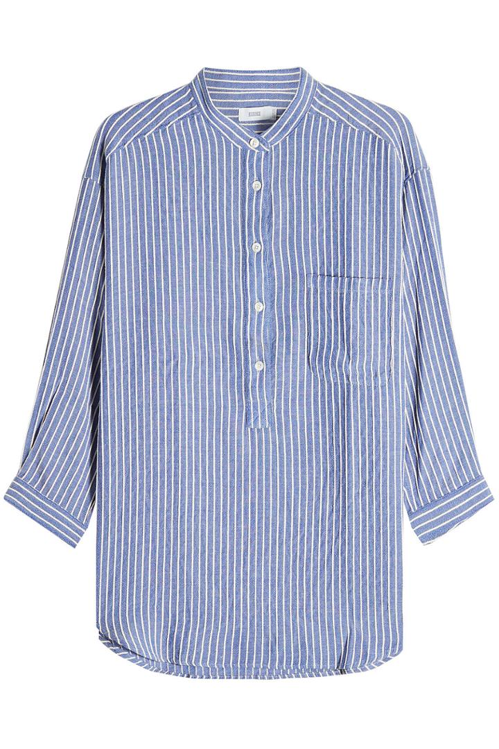 Closed Closed Cotton Blend Popover Shirt