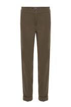 Etro Etro Stretch Wool Cropped Trousers - Green