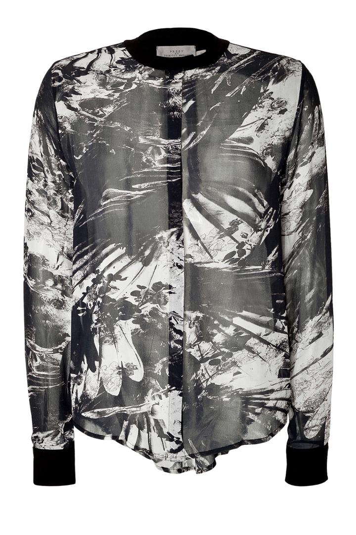 Preen By Thornton Bregazzi Preen By Thornton Bregazzi Silk View Blouse - Black