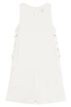 Iro Iro Jumpsuit With Lace-up Sides - White