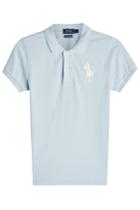 Ralph Lauren Polo Ralph Lauren Polo Cotton Polo Shirt - Blue