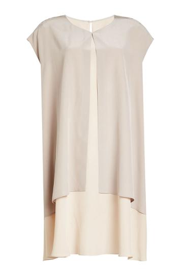 Nobi Talai Nobi Talai Layered Silk Dress