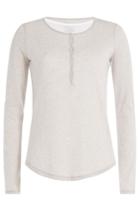 Majestic Majestic Cotton Top With Cashmere - Grey