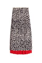 N 21 N&deg;21 Leopard Print Pleated Skirt