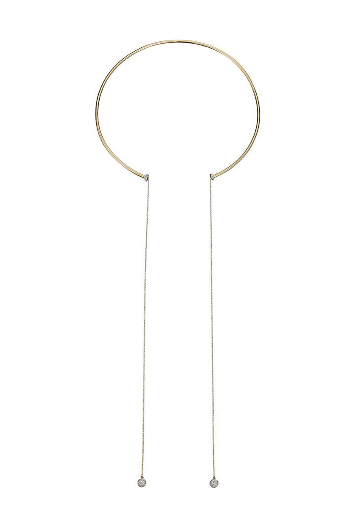 Delfina Delettrez Delfina Delettrez 18kt Gold Necklace With White Diamonds