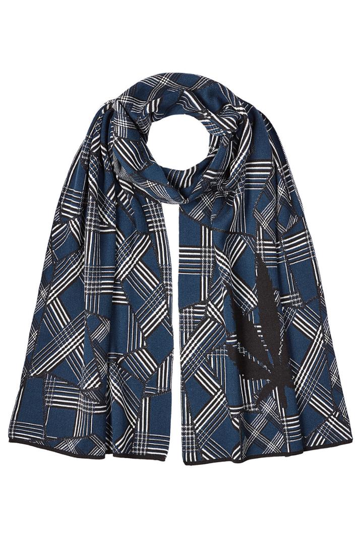Lucien Pellat-finet Lucien Pellat-finet Printed Cotton Scarf With Cashmere