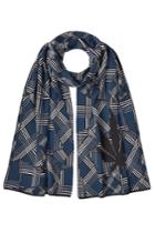 Lucien Pellat-finet Lucien Pellat-finet Printed Cotton Scarf With Cashmere