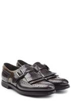 Churchs Churchs Leather Monk Shoes With Fringe - Multicolor