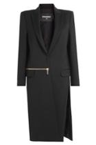 Dsquared2 Dsquared2 Coat With Virgin Wool - Black