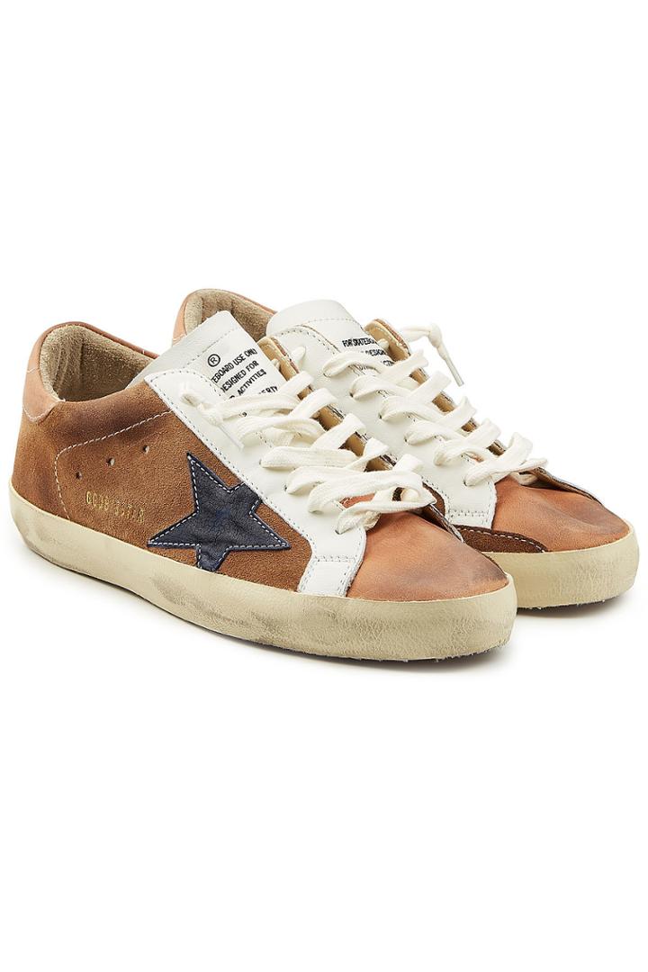 Golden Goose Deluxe Brand Golden Goose Deluxe Brand Super Star Suede Sneakers With Leather