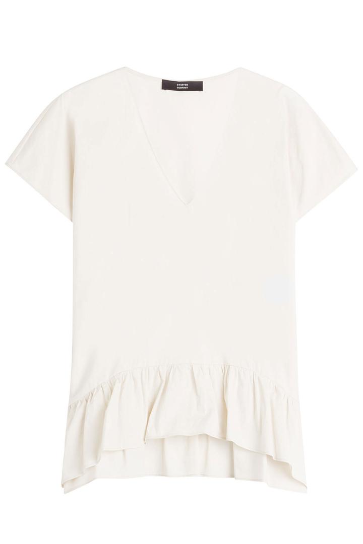 Steffen Schraut Steffen Schraut Top With Ruffled Hem - None