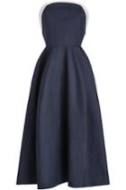 Delpozo Delpozo Stylebop.com Exclusive Strapless Dress In Cotton