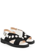 Carven Carven Studded Suede Sandals