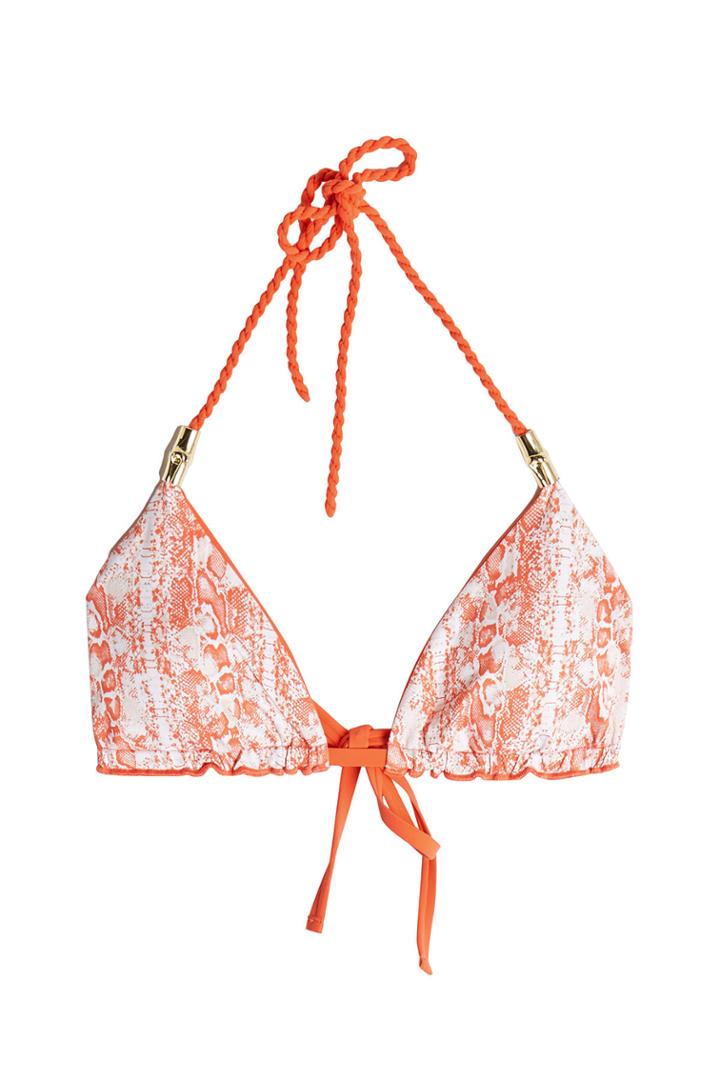 Heidi Klein Heidi Klein Printed Triangle Bikini Top