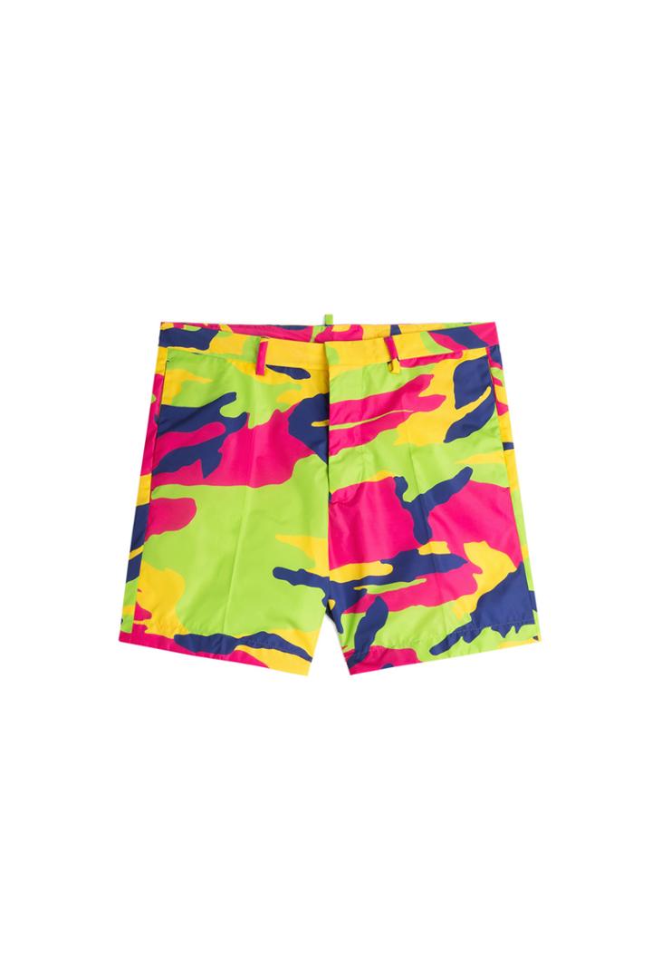 Dsquared2 Dsquared2 Camouflage Print Shorts - Multicolor
