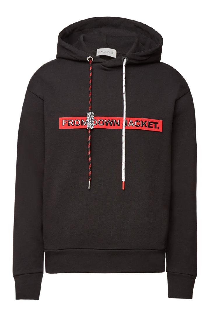 Moncler Moncler Embellished Cotton Hoody