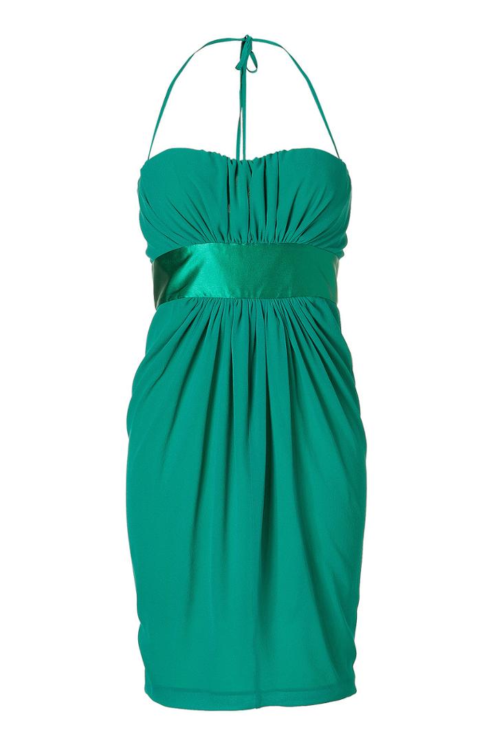 Blumarine Blumarine Emerald Strapless Dress - Green