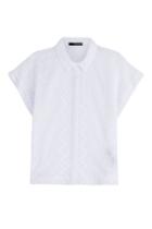 The Kooples The Kooples Embroidered Blouse - White