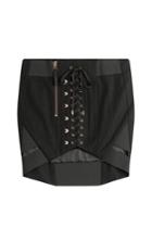 Anthony Vaccarello Anthony Vaccarello Cotton Corset Skirt - Black