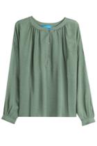 M I H M I H Oldfield Silk Blouse - Green