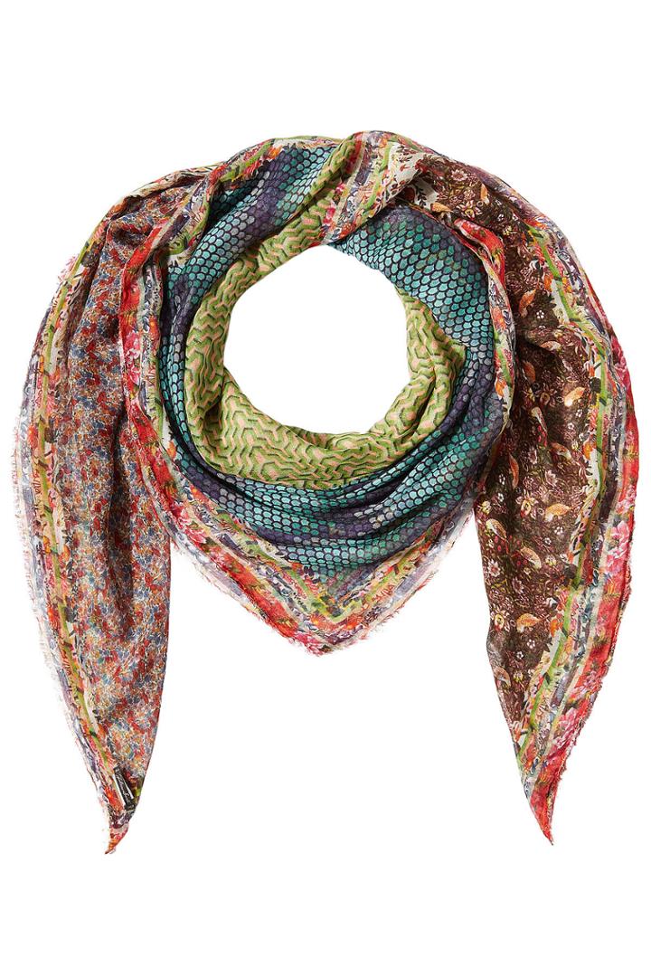 Faliero Sarti Faliero Sarti Printed Scarf With Cashmere - Multicolor