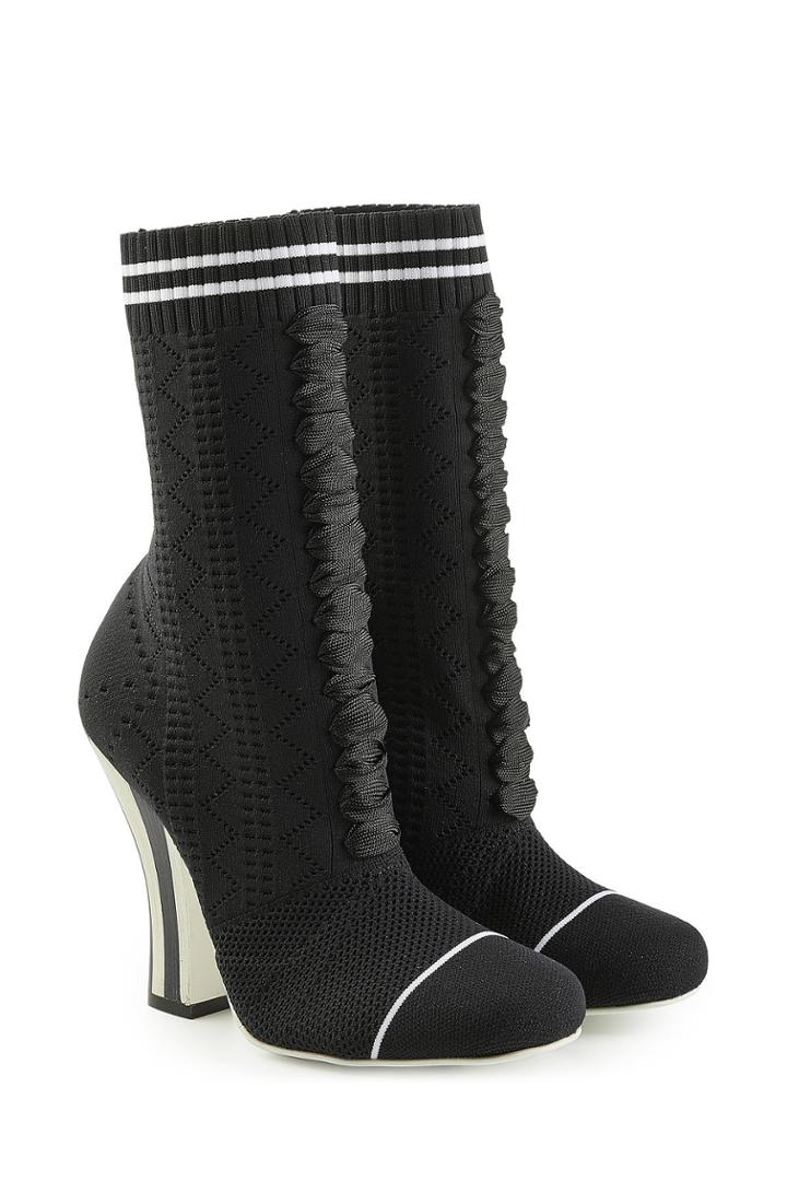 Fendi Fendi Knitted Boot Heels