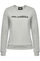 Karl Lagerfeld Karl Lagerfeld Ikonik & Logo Cotton Sweatshirt