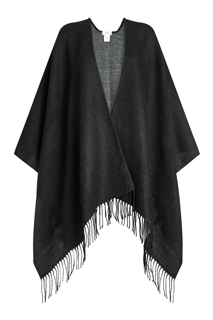 Closed Closed Cape With Fringe