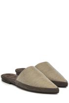 Brunello Cucinelli Brunello Cucinelli Embellished Suede Slip-ons
