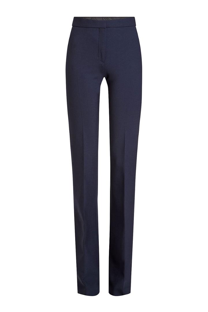 Victoria, Victoria Beckham Victoria, Victoria Beckham Wool Pants - Blue