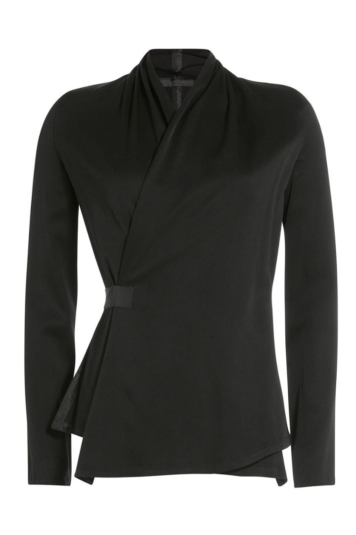 Rick Owens Rick Owens Wrap Top - Black