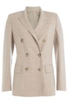 Max Mara Max Mara Virgin Wool Blazer - Beige