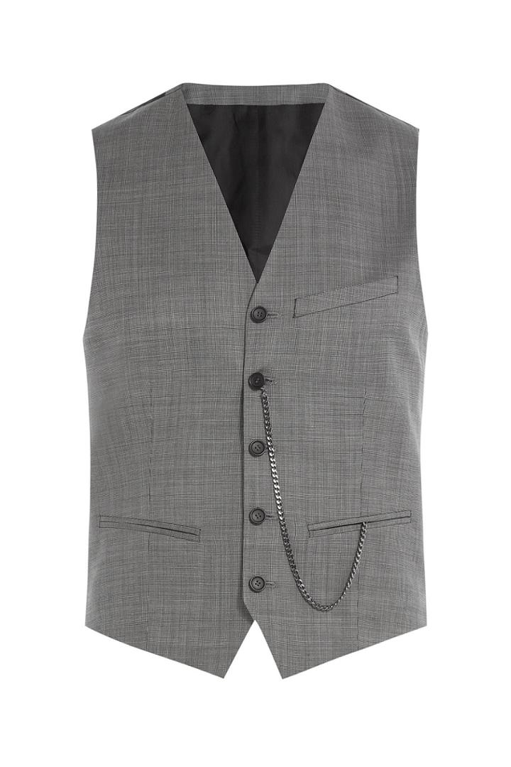 The Kooples The Kooples Wool Vest - Grey