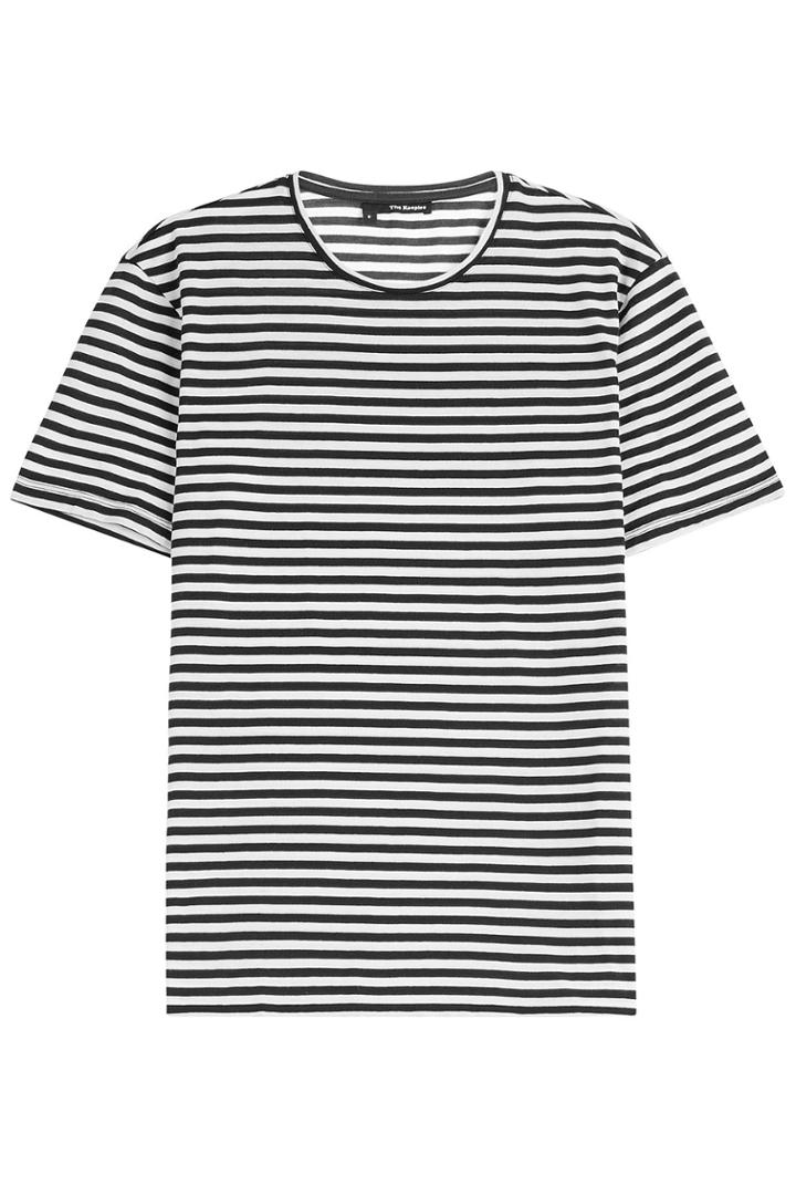 The Kooples The Kooples Striped Cotton-blend T-shirt - Stripes