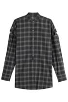 Helmut Lang Helmut Lang Wool Shirt With Cut-out Detail On Sleeves