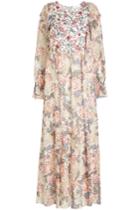 See By Chloé See By Chloé Printed Maxi Dress With Ruffles