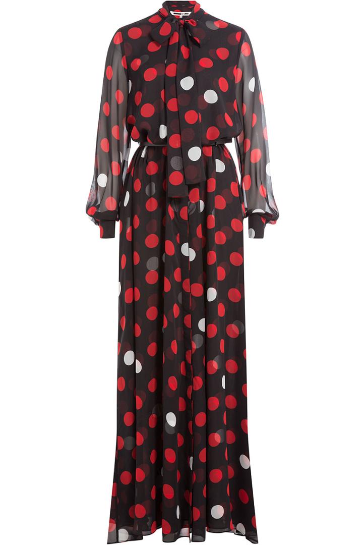 Mcq Alexander Mcqueen Mcq Alexander Mcqueen Polka Dot Maxi Dress - Dots