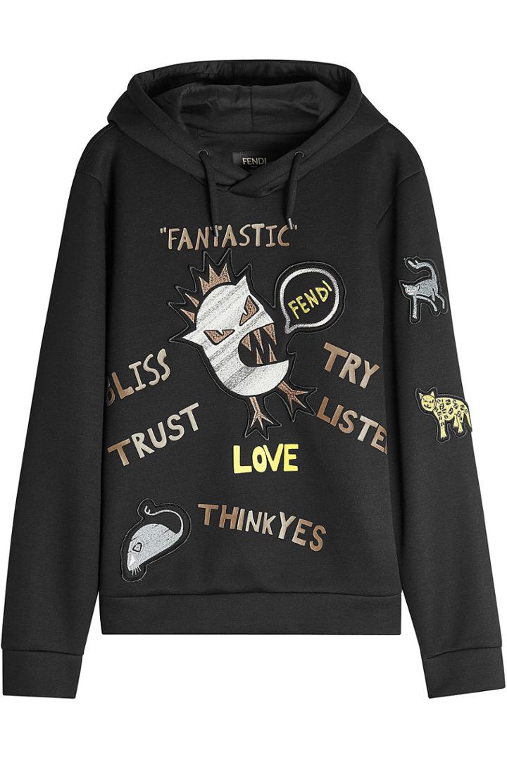 Fendi Fendi Hoodie With Patches