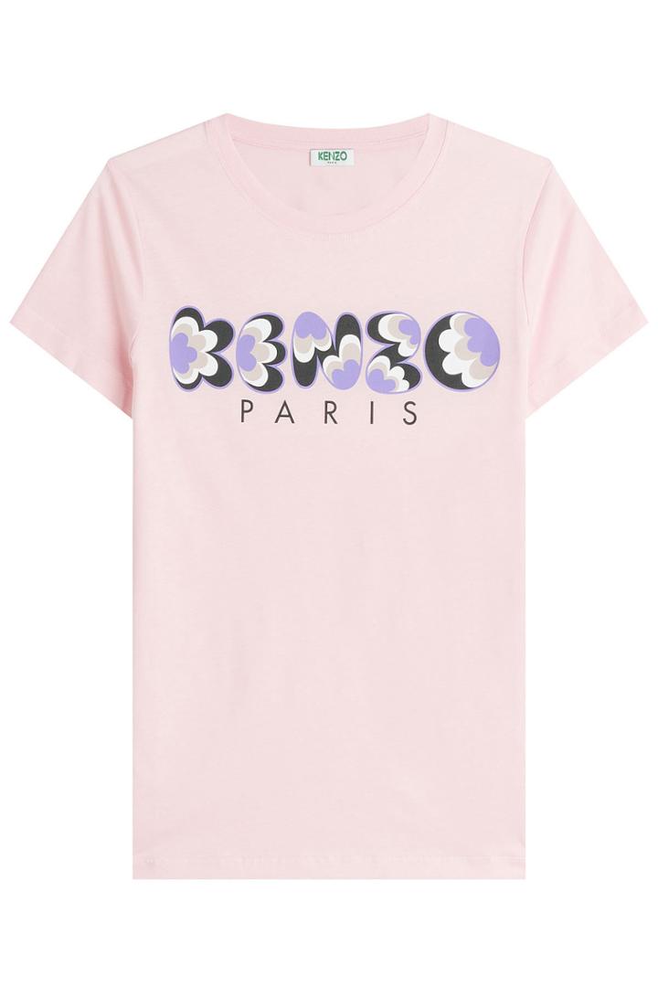 Kenzo Kenzo Printed Cotton T-shirt - Magenta