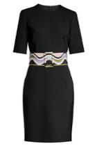 Emilio Pucci Emilio Pucci Virgin Wool And Silk Dress With Belt