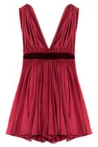 Dsquared2 Dsquared2 Gathered Mini Dress - Red