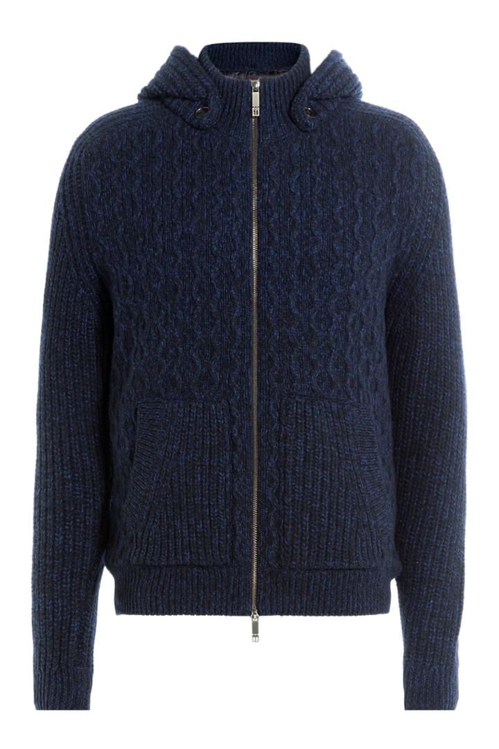 Etro Etro Cashmere Knit Jacket - Blue