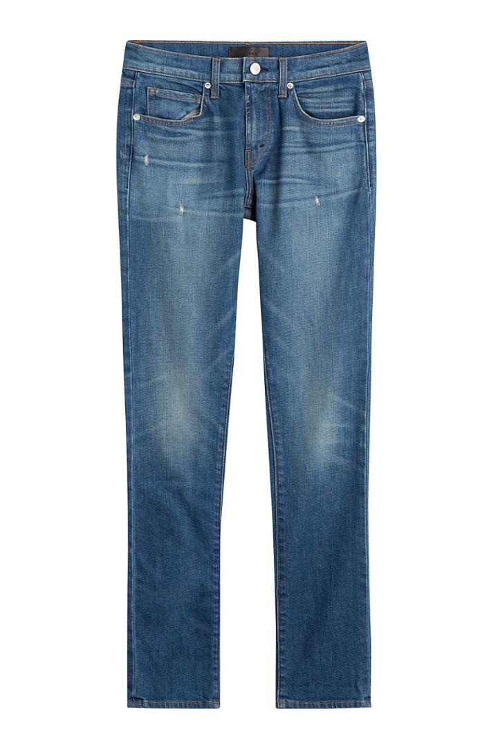 J Brand J Brand Distressed Straight Leg Jeans - None