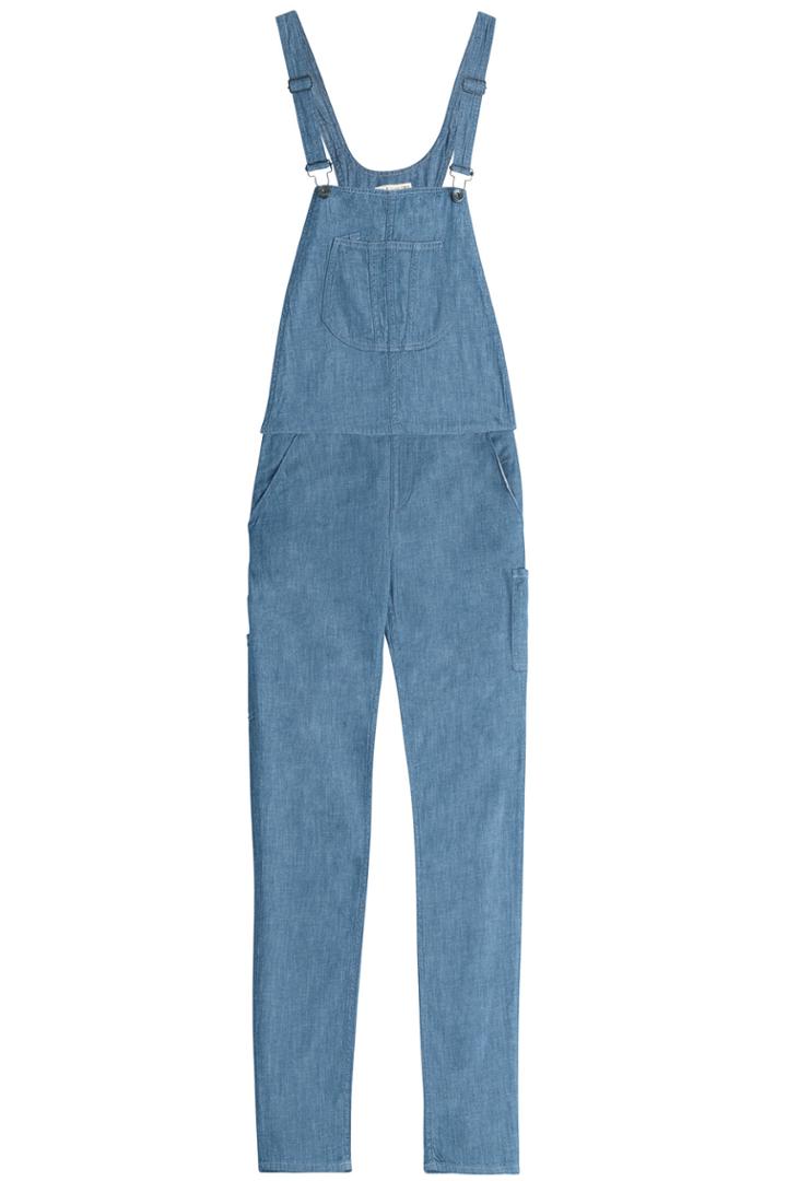 Rag & Bone Rag & Bone Chambray Overalls - Blue